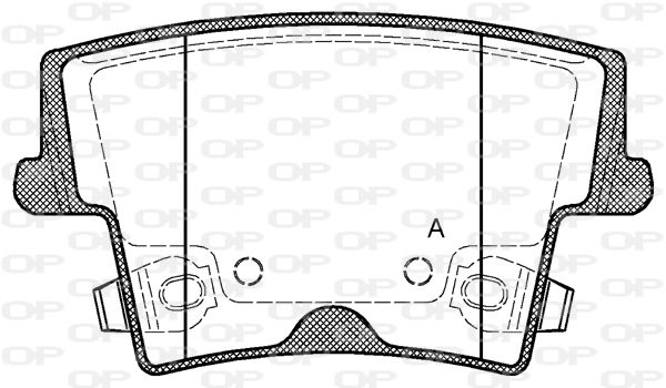 OPEN PARTS Jarrupala, levyjarru BPA1127.08